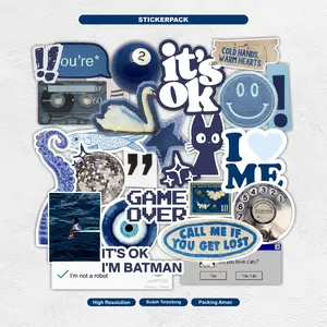 26PCS PCS STICKERPACK  RETRO Y2k SUDAH TERPOTONG - Sticker Helm Hp Laptop DLL