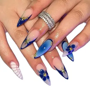 Press on nails CUSTOM naylu by Lituhayu Kuku Art Polish Pewarna