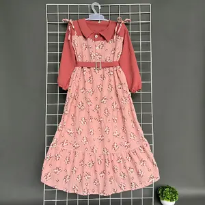 DRESS ANAK PEREMPUAN II GAMIS ANAK MODEL LAURA 2-12 TAHUN Syari Wanita