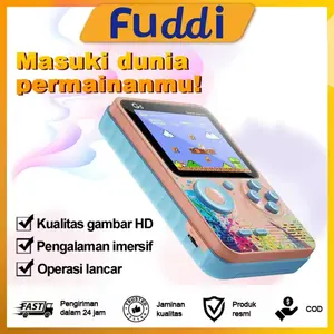 FUDDI Game Boy Retro Gamebot Gimbot Mini Portable Include 500 in 1 Games Layar HD 3 Inch Connect TV