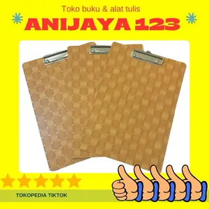 YAMATA PAPAN UJIAN/ PAPAN JALAN/ PAPAN DADA KAYU CLIPBOARD FOLIO - KUALITAS TERBAIK, KAYU AWET (1 pcs)