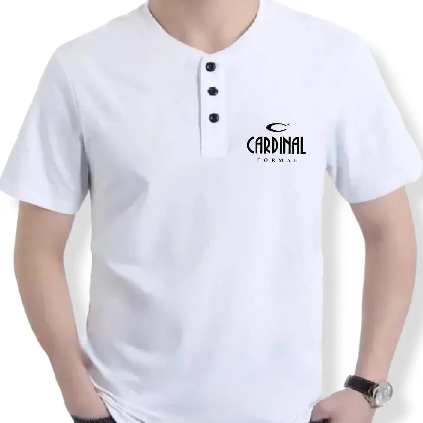 KAOS KANCING PRIA LENGAN PENDEK TERBARU/KAOS SABLON DISTRO/KAOS PRIA LENGAN PENDEK/KAOS HENLEY PREMIUM/KAOS TERBARU/T-SHIRT