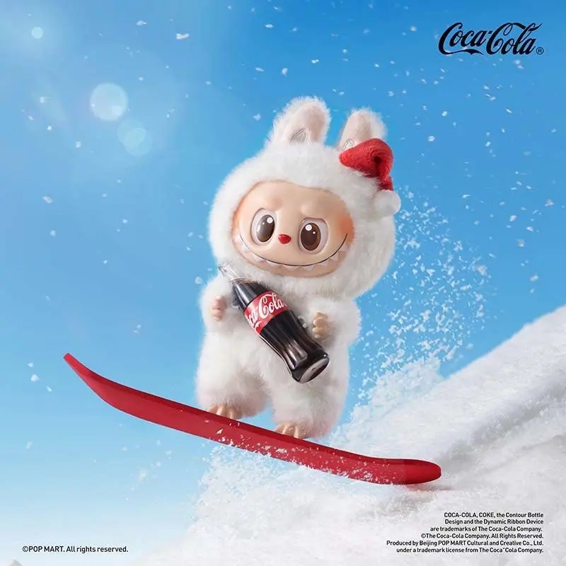 POP MART THE MONSTERS LABUBU x COCA COLA PLUSH PENDANT