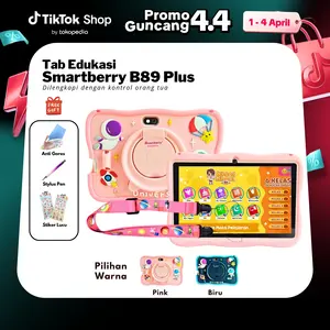 SMARTBERRY Tab Edukasi B89 Plus B85 Pro B93 7 Inch 128GB 4GB RAM Android 13 Tablet Anak dengan Case Silikon Anti Bentur & Kamera 2MP