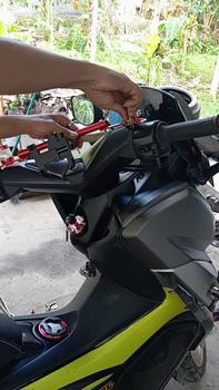 Product Review of Paket Stabilizer plus holder HP GPS full besi motor nmax xmax aerox lexi vario beat universal from u**6 0