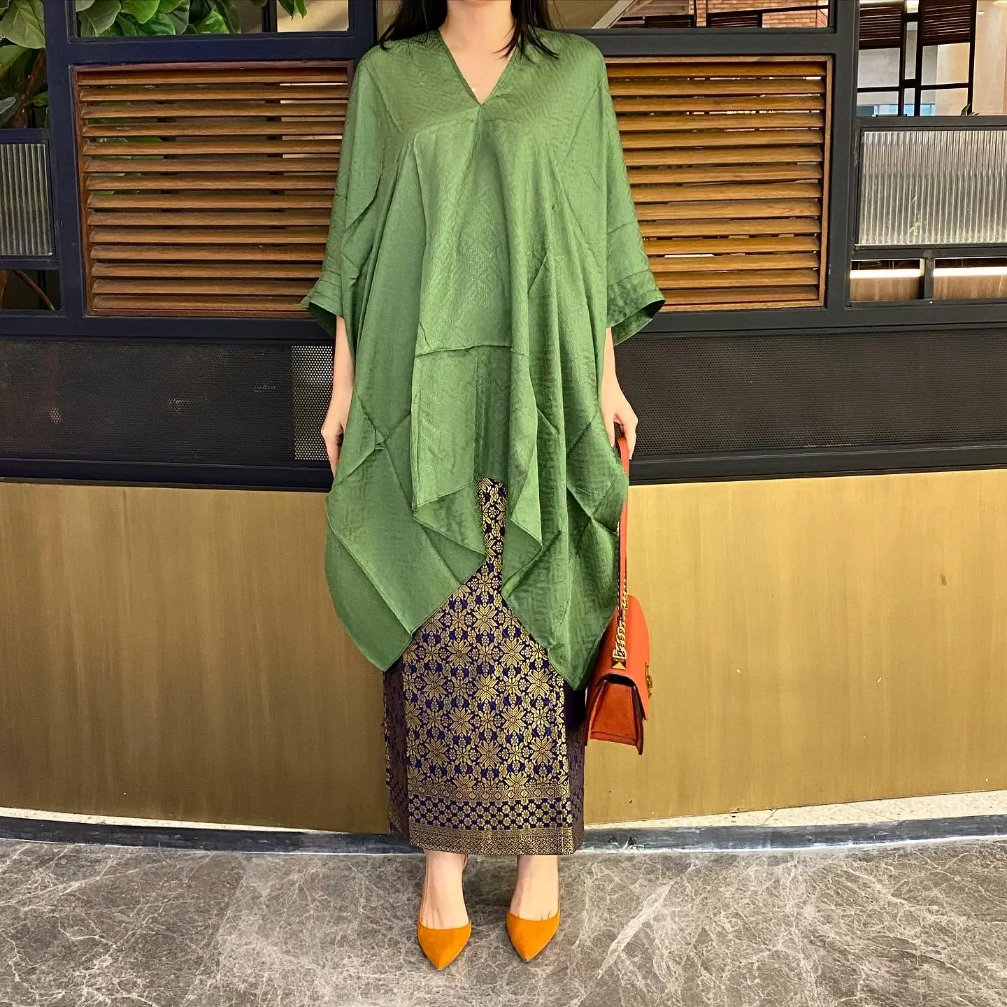 Lausboutique-Tunik Aruna-Seri Senja-Hanya atasan Fit Loose