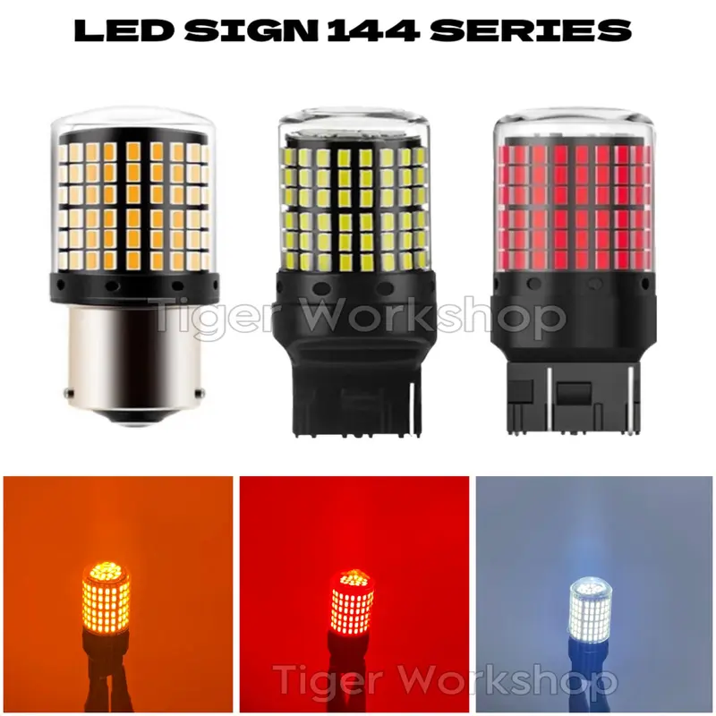 LAMPU LED SEIN 1156 CANBUS / NO HYPER FLASH / BA15S / BAU15S 144 SMD PCS Bayonet 0