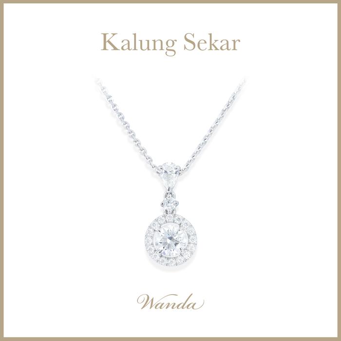 Gambar Kalung Berlian Wanda - Sekar - Necklace dari Wanda House Of Jewels Kota Administrasi Jakarta Pusat Tokopedia