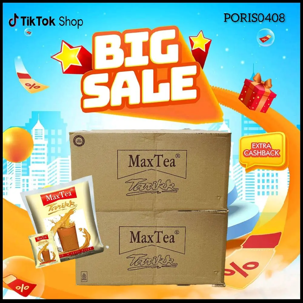 MAXTEA TEH TARIK [1/2/3 DUS X 400 SACHET]/INDOCAFE COFFEEMIX [2/3/4/5 DUS]
