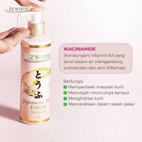 ￼EZ White Japanese Tofu / Collagen Hand Body Lotion 250ml 2