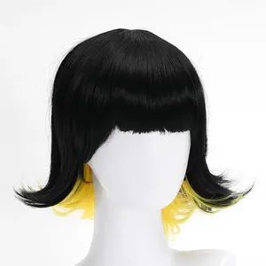 Wig Rambut Palsu Cosplay Anime Blue Lock Bachira Meguru Pesta Halloween