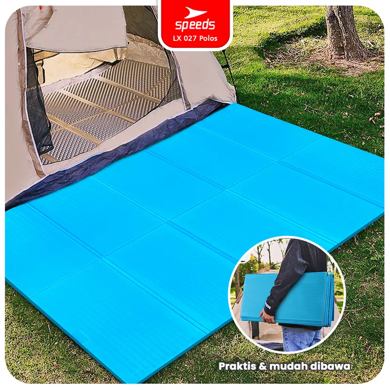 SPEEDS SNI Alas Camping  Tebal 6-10mm Playmat Karpet Lipat Serbaguna Bahan XPE Outdoor Tikar 027-15 5