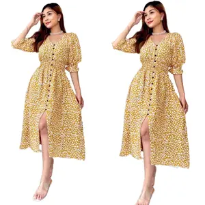 Etnik Long Dress/ Bumil Busui Friendly