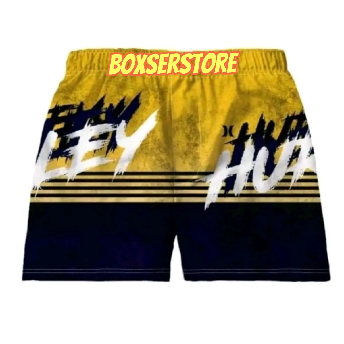 celana boxer celana kolor pria wanita celana pendek boxer Santai Combed 30s Lembut Nyaman katun  Motif Dewasa Hitam