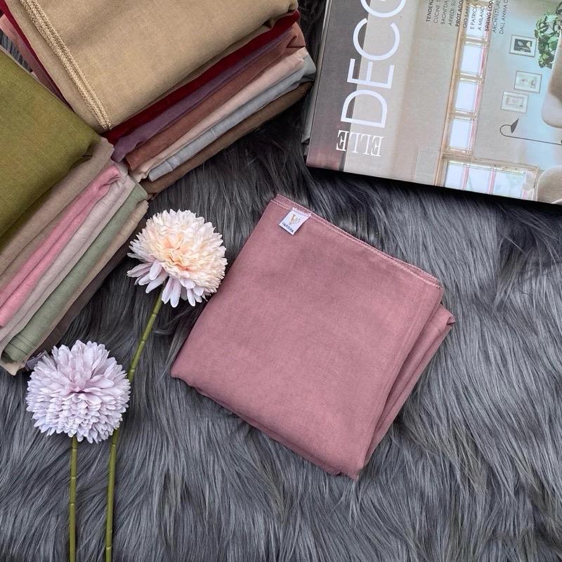 Hijab segiempat Paris Premium/jadul Redrose |varisha | Azahra paris jadul 1