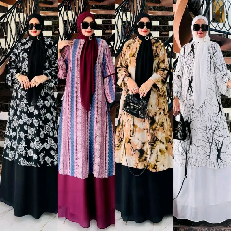 ALULA SET PREMIUM BY ARSY HIJAB GAMIS MALAYSIA DRESS CANTIK MALAY DRESS GAMIS SET JILBAB BAJU LEBARAN SET MELAYU DRESS SET JILBAB SEGIEMPAT 1