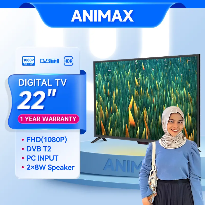 [Exclusive miss_deaaa ]COD Diskon cuma di LIVE, TV digital 22 inch ANIMEX / Weyon TV Led TV Resmi Garansi 1 tahun, USB,HDMI, MONITOR ( TCLG-A24B) ANIMEX TV Murah ( harus pakai antena )