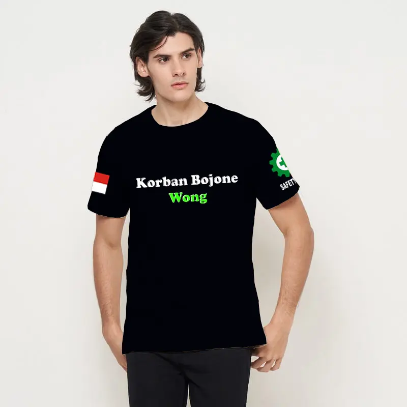 KAOS PRIA KORBAN BOJONE WONG | SIMPLE, DINAMIS, DAN MEMBERIKAN KESAN KASUAL Combed Distro xxxl xl unsiex sesuai gambar 1