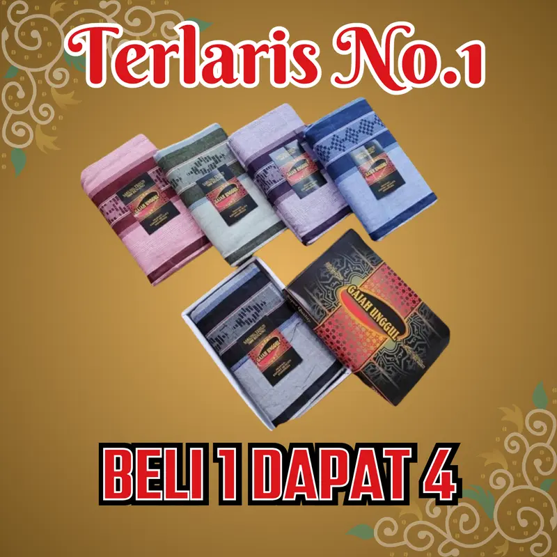 Terlaris No. 1 Sarung Tenun Motif Beli 1 Dapat 4 COD GRATIS ONGKIR Muslim Nyaman 5
