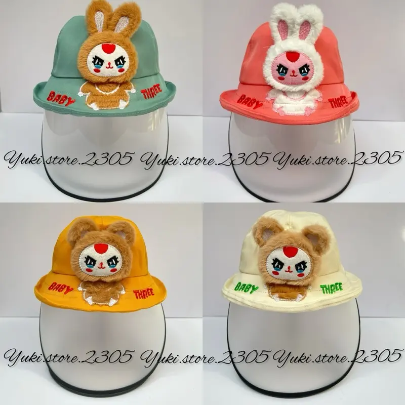 [2-10tuổi] Nón Bo Baby Three Nhồi Bông bẻ vành , chất kaki , VĐ 56cm
