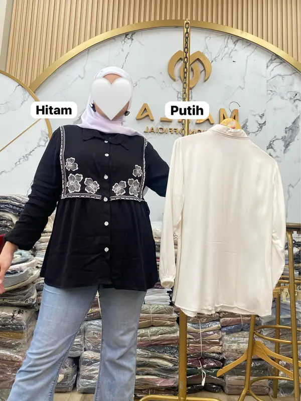 Live Exclusive MDM Atasan Vioraa Rayon Twill Fashion Wanita 3