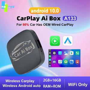 Carplay  Ai Box Wireless Carplay Adapter Android Auto 2+32G 4+32G, 6+64G Supports Original Car with Wired  Carplay Box ai box