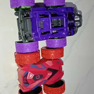 Mainan Mobil Monster Memutar 360 Derajat Mobilan Putar Bolak Balik Tahan Banting Inersia Cars Turnable Head Vehicles Turn Shockproof Inertia Friction Powered Push and Go Toy Kids Cars Mainan Anak Laki dan Perempuan Bisa Cod