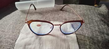 Product Review of Retro Cat Eyes Glasses TR Frame for Women Men Graded Eyeglasses with Case Eyewear Glasses with Grade 50 100 150 200 250 300 350 400 from M**I 0
