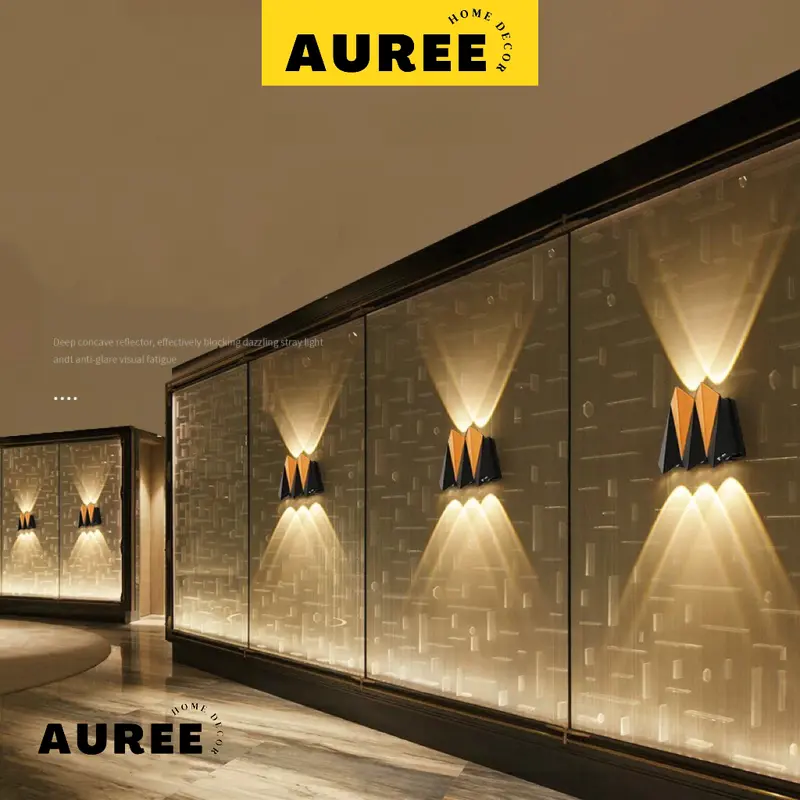 AUREE - Lampu Dinding Outdoor Anti Air Modern Minimalis Lampu Dinding Teras Lampu Taman 6