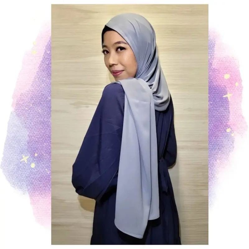 Diamond Chiffon Shawl. Soft Chiffon.
