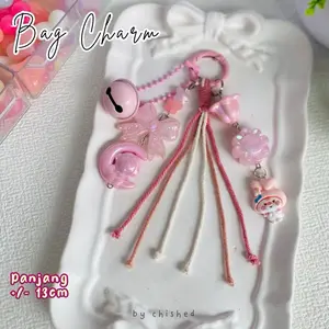 Bag Charm Rantai Mermaid/ Mini Strap Chain/ Gantungan Kuku/ Keychain Gantungan Tas