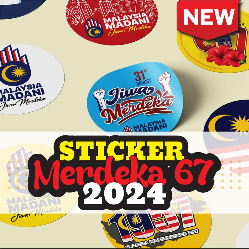Sticker Malaysia Merdeka 67 2024 / Hari Kebangsaan 67 2024 / - TikTok ...