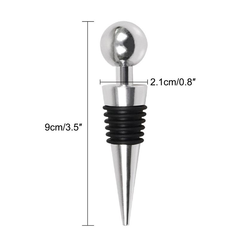 Product Introduction of 2pcs Sealed Stopper Wine Bottle Wine Storage Twist Cap Plug Reusable Vacuum Sealed Bottle Cap Champagne Stopper Gifts Bar Tool 10