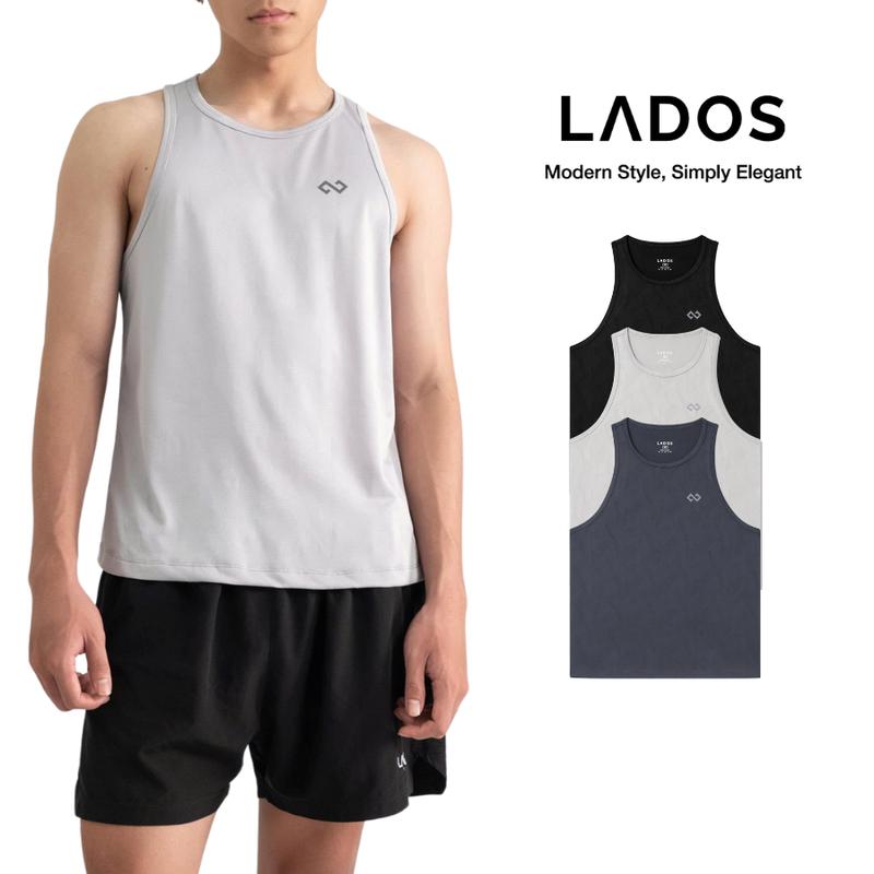 Áo thun tanktop ba lỗ nam LADOS - 9211 công nghệ dệt thoáng khí phong cách thể thao Tanktop, thấm hút mồ hôi, co giãn 4 chiều mát mẻ
