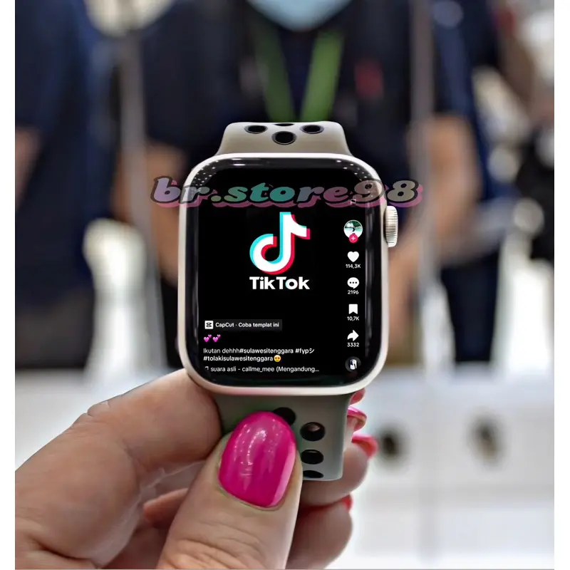 Jam Tangan Android Pintar Hp Bisa Wa Layar Sentuh Smartwatch Pria Wanita Elegan Mewah 0
