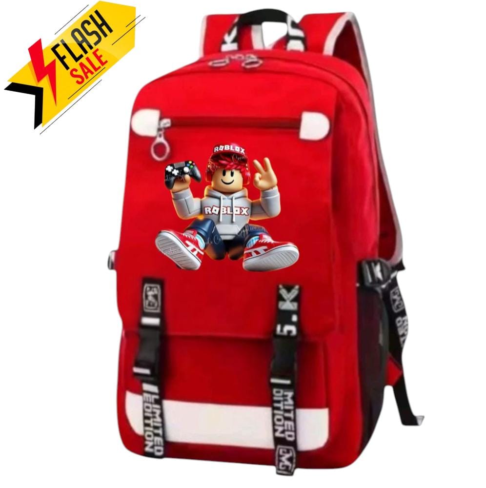 BACKPACK ANAK SEKOLAH ROBLOX SERIES - TAS ANAK LAKI LAKI PEREMPUAN BONUS 3 ITEM - RANSEL SEKOLAH ANAK COWOK CEWEK GAMES ROBLOX