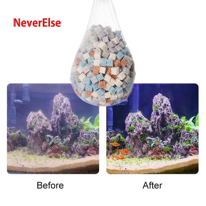 Biological filter treatment, mini concentration set, for aquarium fish tank, Fish Tank, sea fish tank, bacteria ball, material Filter, water purification, fish tank biological filter, high density, fish tank wet purification media, for transparent crystal 7