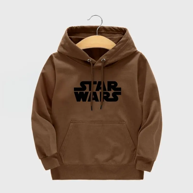 Jaket Sweater Hoodie Anak Laki-Laki Perempuan Sablon STARWARS Umur 2-12 Tahun Fashion Hodie 2