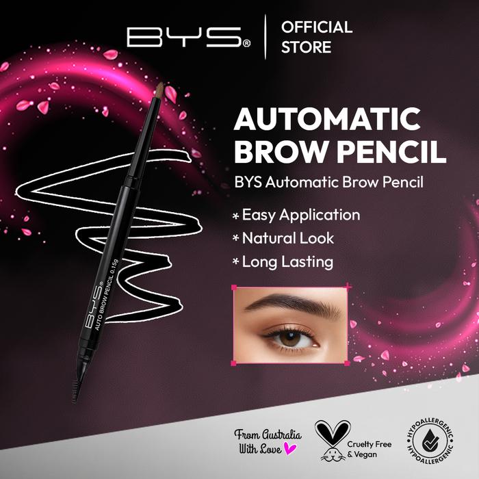 Gambar BYS Automatic Brow & Eye Pencil - Natural Look Longlasting Longwear Flawless Finish dari BYS Cosmetics ID Kota Administrasi Jakarta Selatan Tokopedia
