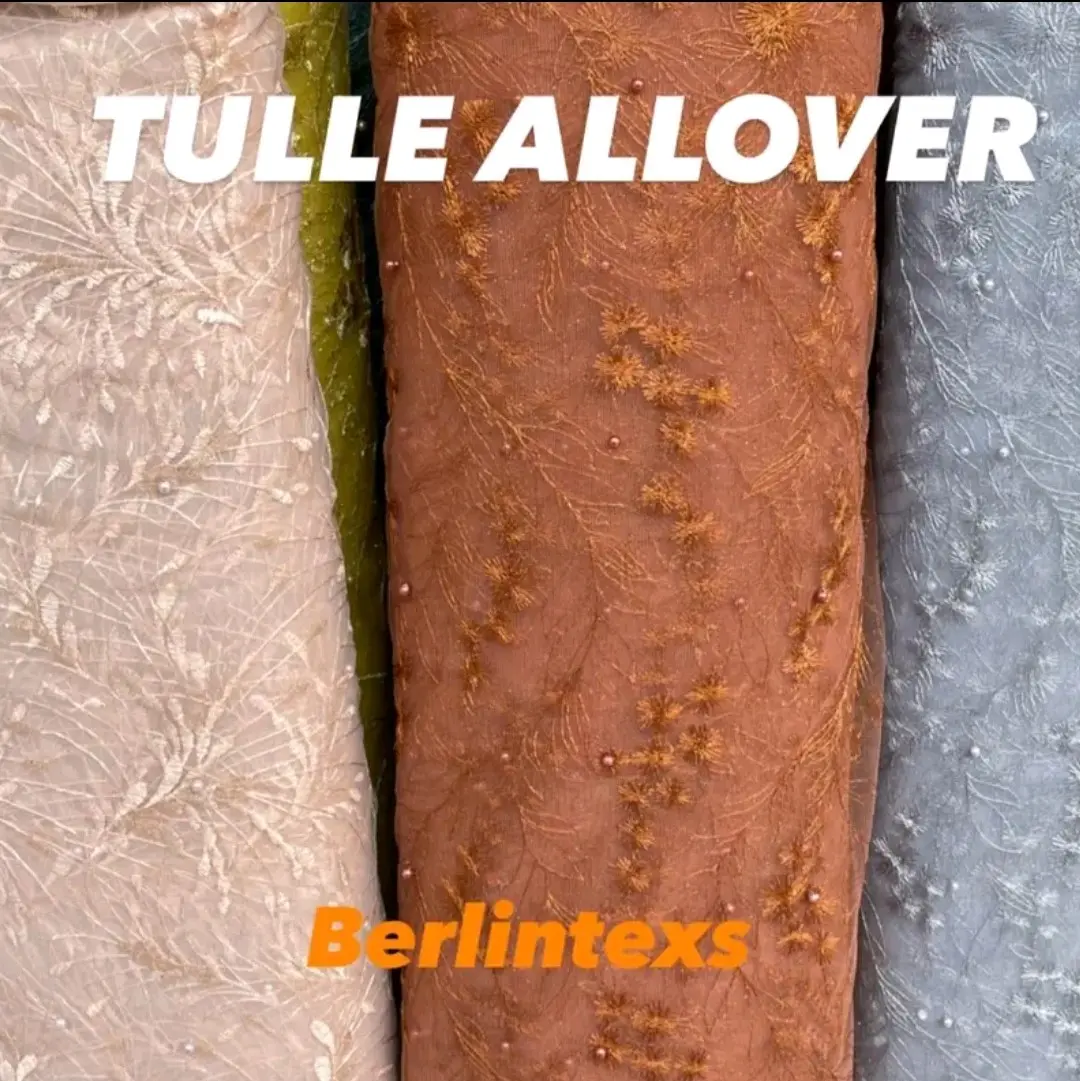 NEW TULLE ALL OVER motif random (kebaya)