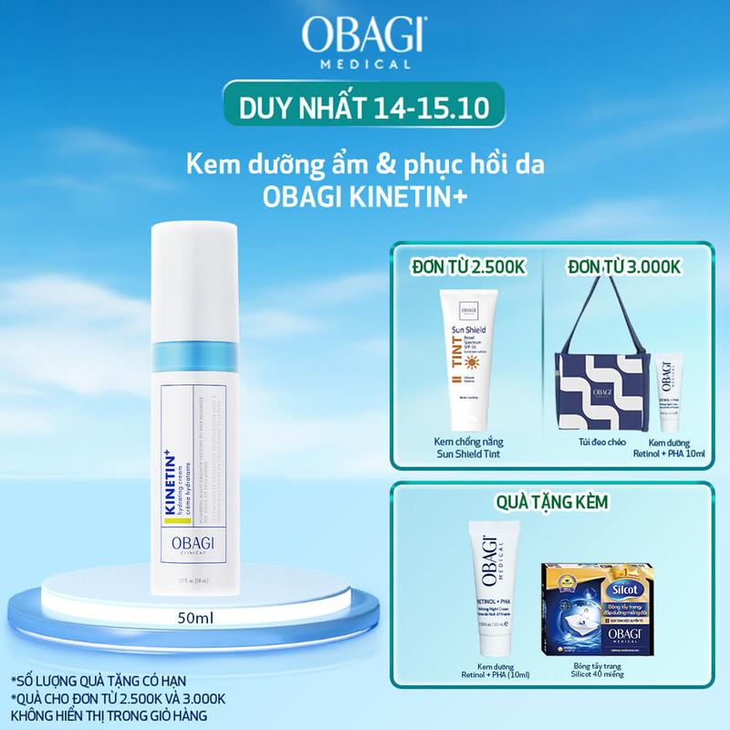 [OBAGI DAY] Kem Dưỡng Giúp Làm Dịu Da OBAGI Clinical Kinetin+ Hydrating 50ml l Chăm Sóc Da Skincare Dưỡng Ẩm Da Làm Đẹp Da l Nữ Women