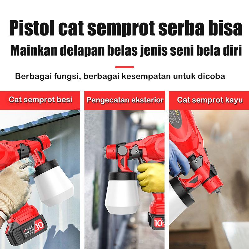 REAIM Re1500ML Electric Spray \ 450Watt, Mesin Cat Semprot Elektrik, Alat Semprotan Cat Listrik untuk Penggunaan Rumah Tangga Kecil, Atomisasi Tinggi, Tidak Bisa Digunakan untuk Minyak, Semprotan Cat Ryu yang Efisien dan Praktis