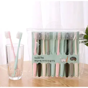 Sikat Gigi Dewasa 1 SET ISI 10 PCS Sikat gigi H28 Bahan Lembut Toothbrush Double Care