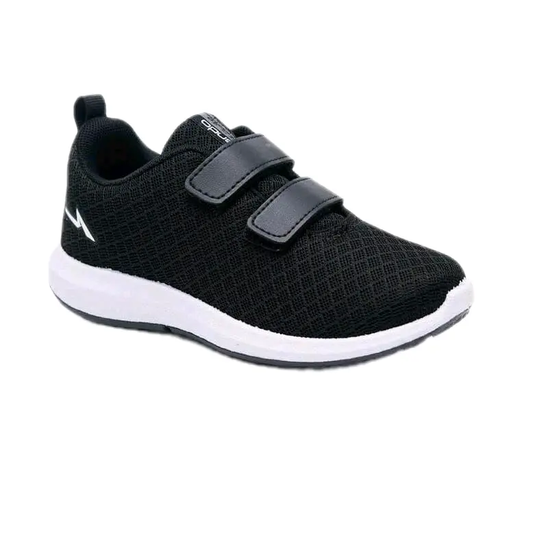 ANDO SEPATU ANAK SEKOLAH SEPATU HITAM PUTIH HITAM POLOS SEPATU PEREKAT PRIA WANITA MURAH Fashion 3