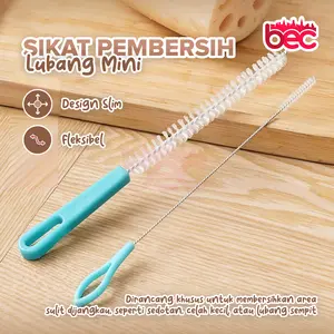 [BEC] Sikat Pembersih Lubang Mini | Sikat Celah Dot Botol Ketel Multifungsi | Sikat Lubang | Sikat Mini | Sikat botol susu bayi | Sikat Dot Susu Bayi