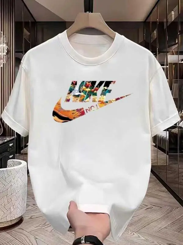 Design Trendy Style Chic Summer 100% Cotton High Quality Body T- shirt Thick Round Neck Unisex starboy kaos 0