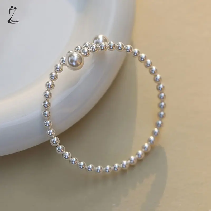 【lingerly】Gelang Mutiara Retro Wanita ，Ins Ceruk Perhiasan Tangan Kelas Atas， Gelang Mode Serbaguna Temperamen Z Vintage