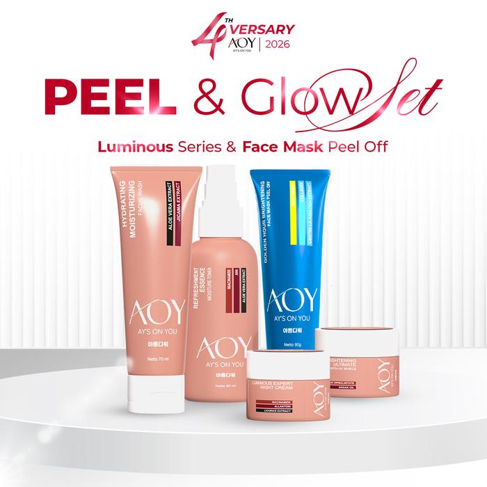 Gambar AY'S ON YOU Super Crazy Deals Peel & Glow Set - Luminous + Peel Off Mask dari Ay's On You Kota Tangerang Selatan Tokopedia