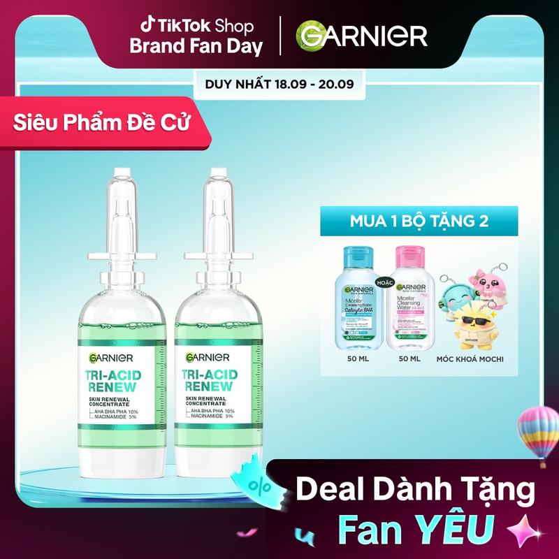 Bộ 2 Serum Garnier thế hệ mới 15%