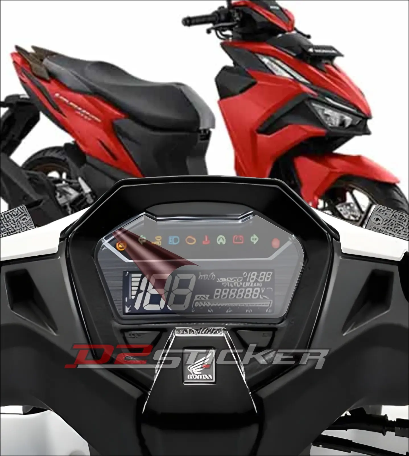 STIKER ANTI GORES SPIDO METER VARIO 160 EVO